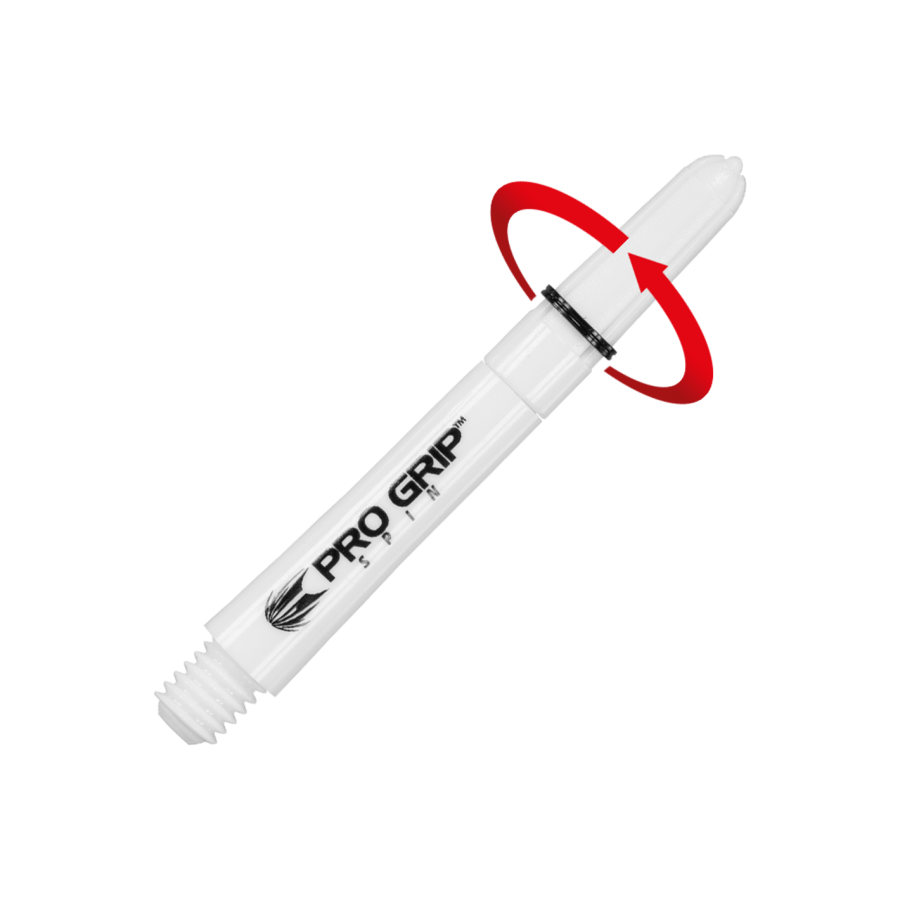 Target Pro Grip Spin Shafts - 3 Sets - Transparent Short 34mm